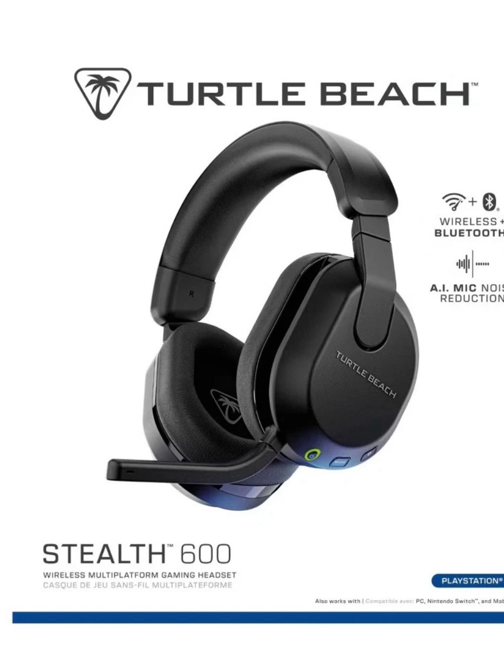 Turtle Beach Stealth 600 Gen 3 Wireless Gaming Headset PlayStation PS5 PS4 PC